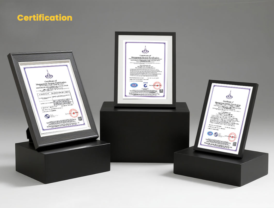 Standardized Production Strength |Major International System Certifications